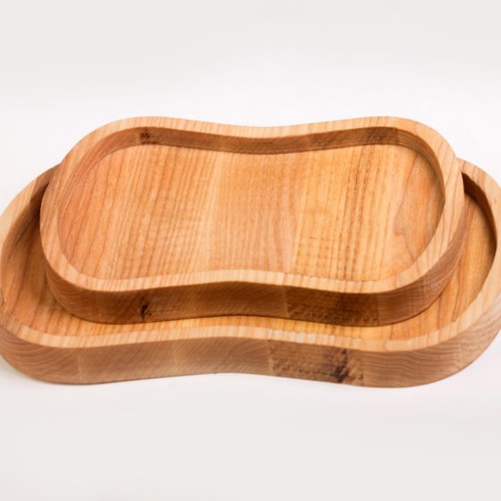 Деревянная тарелка(плоская)